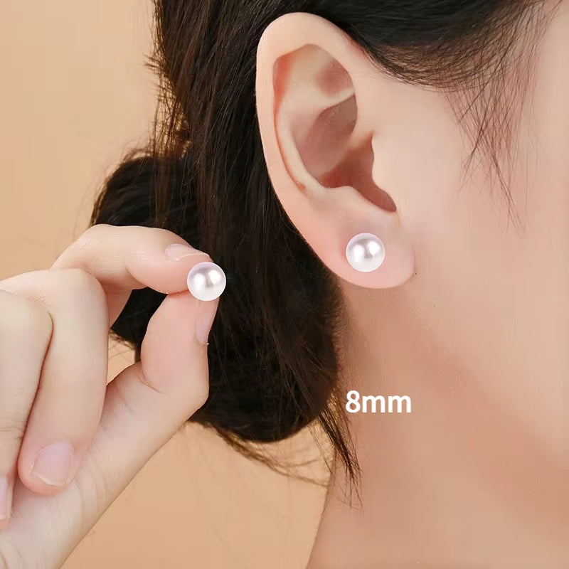 Fashion Stainless Steel Chunky Knot Earrings for Women Vintage Simple Multi-Layer Circle round Drop Earrings Punk Jewelry Gifts